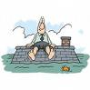 Man on a Roof Man on a Roof
